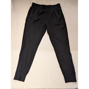 Fabletics Mens Medium Black Athletic Jogger Pants Activewear Gym Comfort
